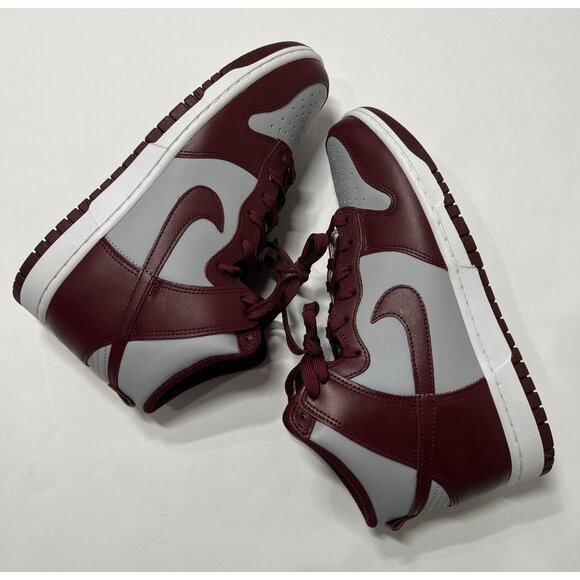 Nike Dunk High Retro Sneakers in Dark Beetroot - Picture 6 of 9